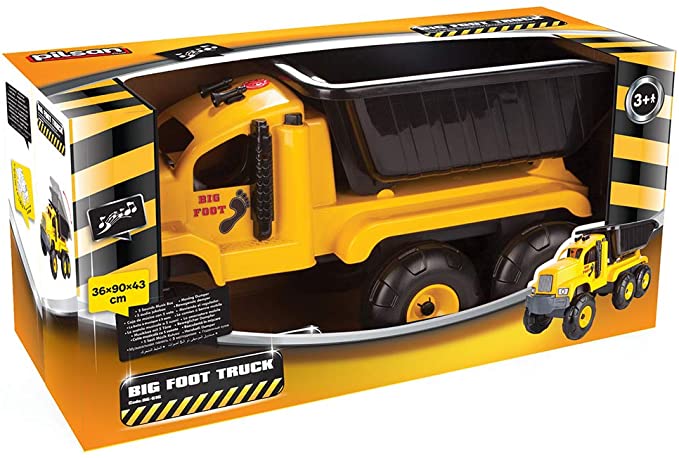 משאית ענק צהובה BIGFOOT משמיעת קולות לילדים - פילסן 06-616